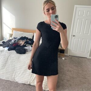 Lululemon Black Mini Dress